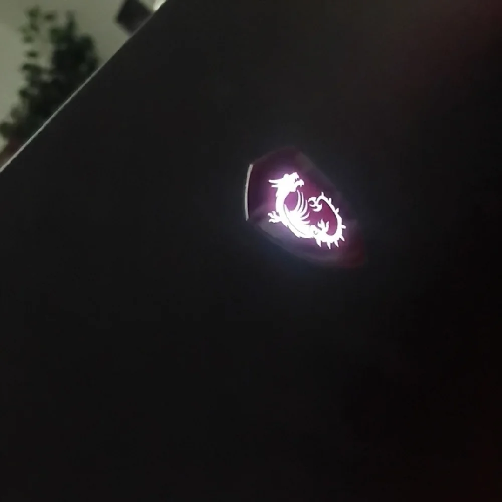 MSI Gaming Laptop with Red Accents
